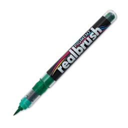 Karin Realbrush Pigment Marker - Ocean Teal, cap off