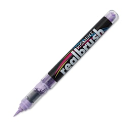 Karin Realbrush Pigment Marker - Pastel Violet, cap off