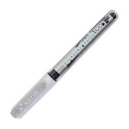Karin Realbrush Pro Marker - Warm Grey 1, 4 mm, Brush Tip, cap on
