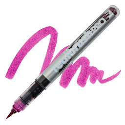 Karin Realbrush Pro Marker - Red Lilac, swatch and marker