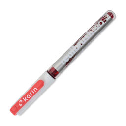 Karin Realbrush Pro Marker - Rose Pink, 4 mm, Brush Tip, cap on