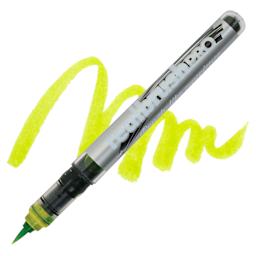 Karin Realbrush Pro Marker - Sulphur Yellow, swatch and marker