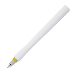 Sailor Hocoro Dip Pen - White, Fude Nib, cap off