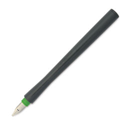 Sailor Hocoro Dip Pen - Gray, 2 mm Calligraphy Nib, cap off