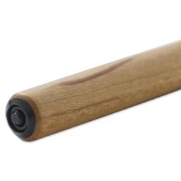 Kakimori Sakura Wood Nib Holder - Japanese Cherry, close-up of the plastic nib mount