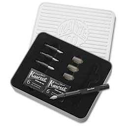 Kaweco Sport Calligraphy Pen - Deluxe, Set of 10 - contents