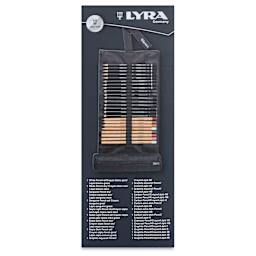 Lyra Rembrandt Sketching Set - Sketching Roll, Set of 24 contents list card