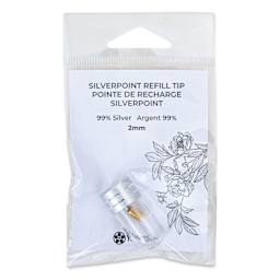 Yasutomo Silverpoint Drawing Tool - Replacement Tip, 2 mm front of package