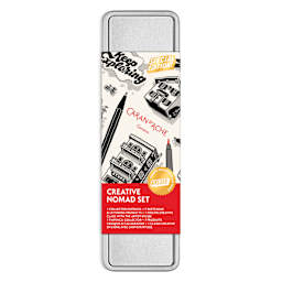 Caran d'Ache Rylsee Creative Nomad Sketching Set, front of the tin case