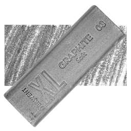 Derwent Watersoluble Graphite XL Block - Soft, swatch and block