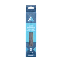 Art Alternatives Vine Charcoal - Set of 3, Extra Soft