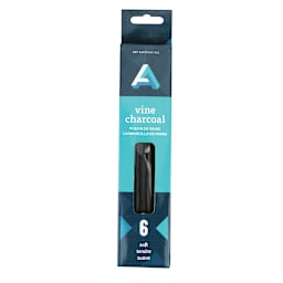 Art Alternatives Vine Charcoal - Set of 6, Soft