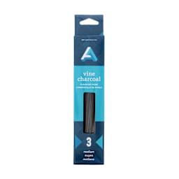 Art Alternatives Vine Charcoal - Set of 3, Medium