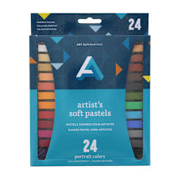 Art Alternatives Artist's Soft Pastels - Set of 24, Portrait Colors