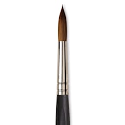 Da Vinci Colineo Synthetic Kolinsky Sable Metalpoint Brush - Round, Size 12, close up