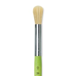 Da Vinci Fit Synthetic Bristle Brush - Round, Size 20, close up