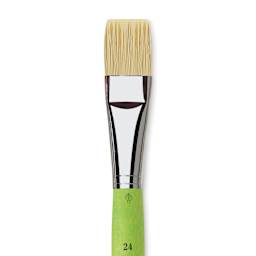Da Vinci Fit Synthetic Bristle Brush - Flat, Size 24, close up
