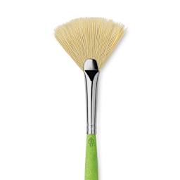 Da Vinci Fit Synthetic Bristle Brush - Fan, Size 3, close up