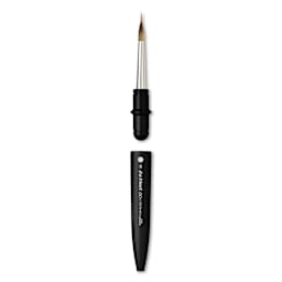 Da Vinci Go Casaneo Travel Brush - Inlaid Liner, Size 8, brush removed from handle
