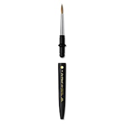 Da Vinci Go Maestro Travel Brush - Pointed Round, Size 3, brush removed from handle