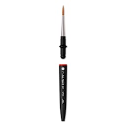 Da Vinci Go Spin Travel Brush - Round, Size 3, brush removed from handle