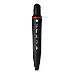 Da Vinci Go Spin Travel Brush - Flat, Size 10, brush inside handle