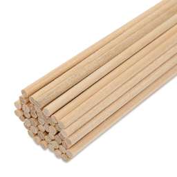 Bud Nosen Dowel Rods - 1/8" x 36", Pkg of 45, close-up