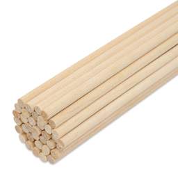 Bud Nosen Dowel Rods - 3/16" x 36", Pkg of 36, close-up