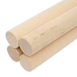 Bud Nosen Dowel Rods - 7/8" x 36", Pkg of 4, close-up
