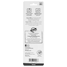 Prang Hobby Paint Brushes - Set of 4, back of packaging