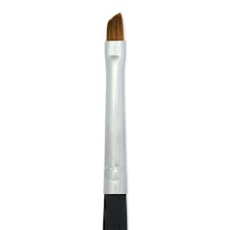 Princeton Aqua Elite Series 4850 Synthetic Mini Brush - Angle Shader, Size 1/8", close up