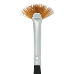 Princeton Aqua Elite Series 4850 Synthetic Mini Brush - Fan, Size 20/0, close up