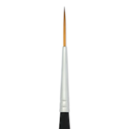 Princeton Aqua Elite Series 4850 Synthetic Mini Brush - Script Liner, Size 2/0, close up