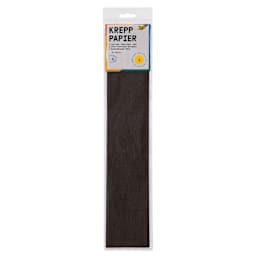 Folia Crepe Paper - Pkg of 10 Sheets, Black