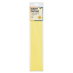 Folia Crepe Paper - Pkg of 10 Sheets, Light Yellow