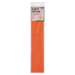 Folia Crepe Paper - Pkg of 10 Sheets, Light Orange