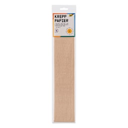 Folia Crepe Paper - Pkg of 10 Sheets, Light Brown