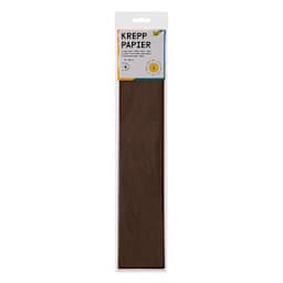 Folia Crepe Paper - Pkg of 10 Sheets, Chocolate Brown