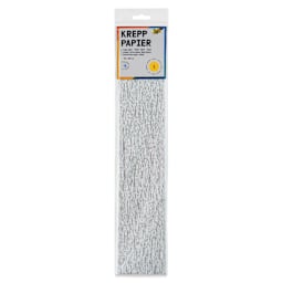 Folia Crepe Paper - Pkg of 10 Sheets, Silver