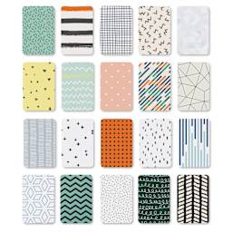 Folia Decorative Paper Pad - 9.4" x 13.4", Minimalist, 20 Sheets, available designs