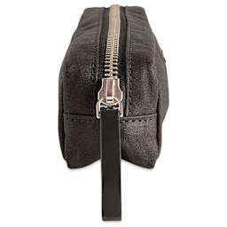 Kolo Parker Zipper Pouch - Black, 2" x 7-1/2" x 2", zipper