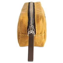 Kolo Parker Zipper Pouch - Ochre, 2" x 7-1/2" x 2", zipper