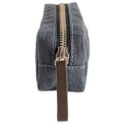 Kolo Parker Zipper Pouch - Navy, 2" x 7-1/2" x 2", zipper