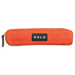 Kolo Parker Zipper Pouch - Persimmon, 5-1/5" x 4/5" x 1-3/10", front