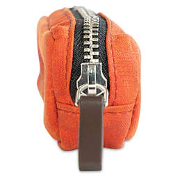 Kolo Parker Zipper Pouch - Persimmon, 5-1/5" x 4/5" x 1-3/10", zipper
