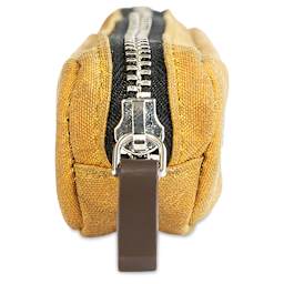 Kolo Parker Zipper Pouch - Ochre, 5-1/5" x 4/5" x 1-3/10", zipper