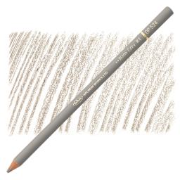 Holbein Artists' Colored Pencil - Warm Grey 4, OP524 pencil and swatch