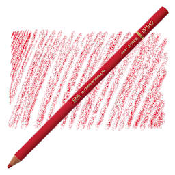 Holbein Artists' Colored Pencil - Carmine, OP042 pencil and swatch