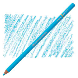 Holbein Artists' Colored Pencil - Aqua, OP323 pencil and swatch