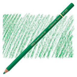 Holbein Artists' Colored Pencil - Malachite Green, OP255 pencil and swatch